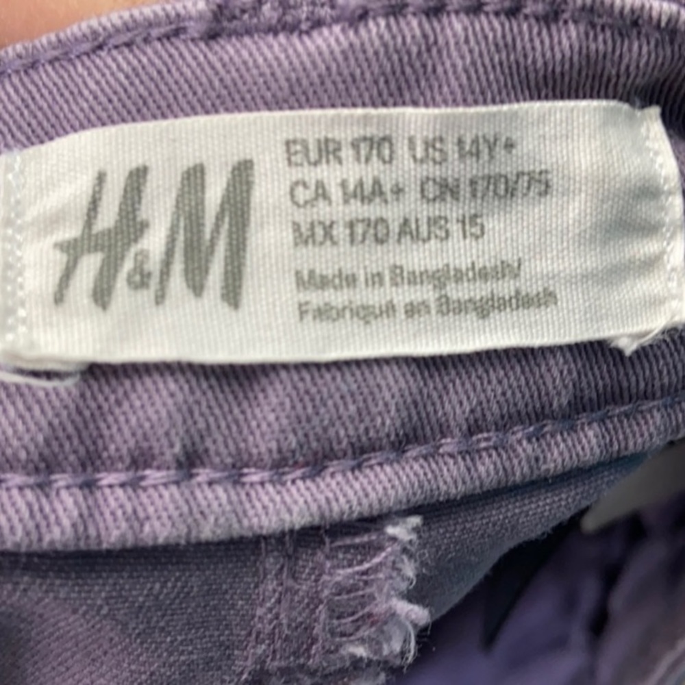 H&M Purple 'No Bad Vibes' Skirt, size M - Picture 4 of 7